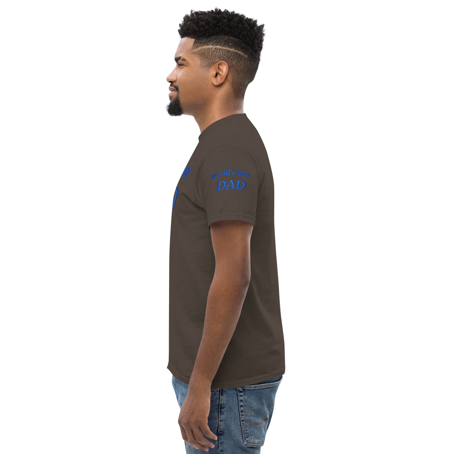 "World's Best Dad+" Men's Classic Tee (Personalized)