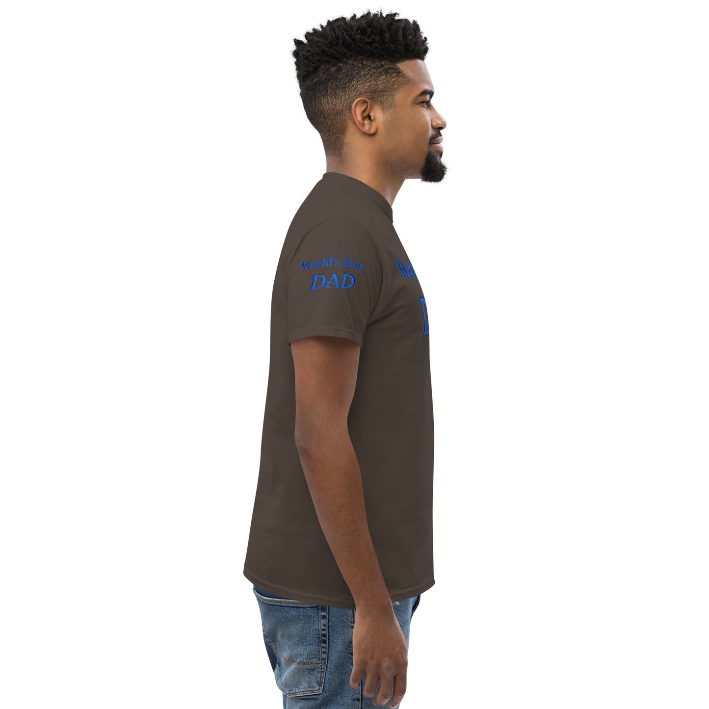 "World's Best Dad+" Men's Classic Tee (Personalized)