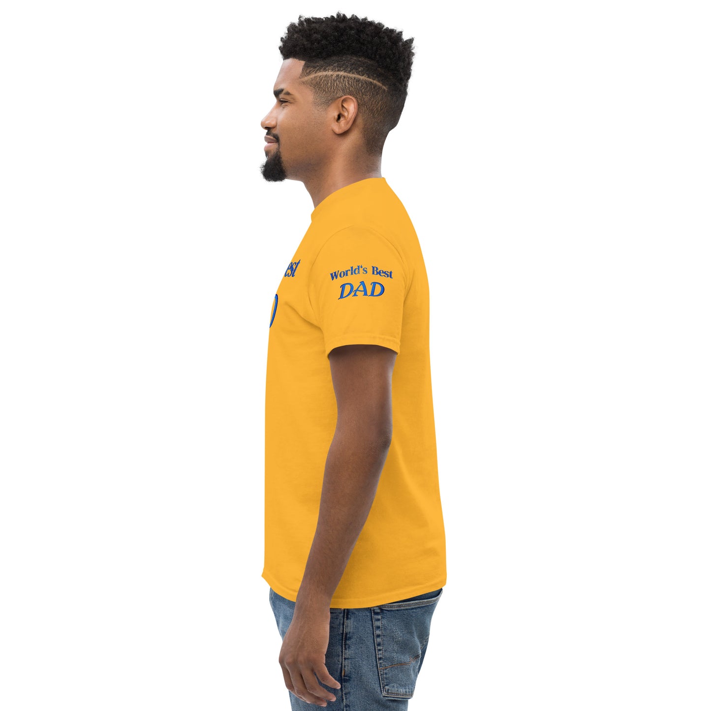 "World's Best Dad+" Men's Classic Tee (Personalized)