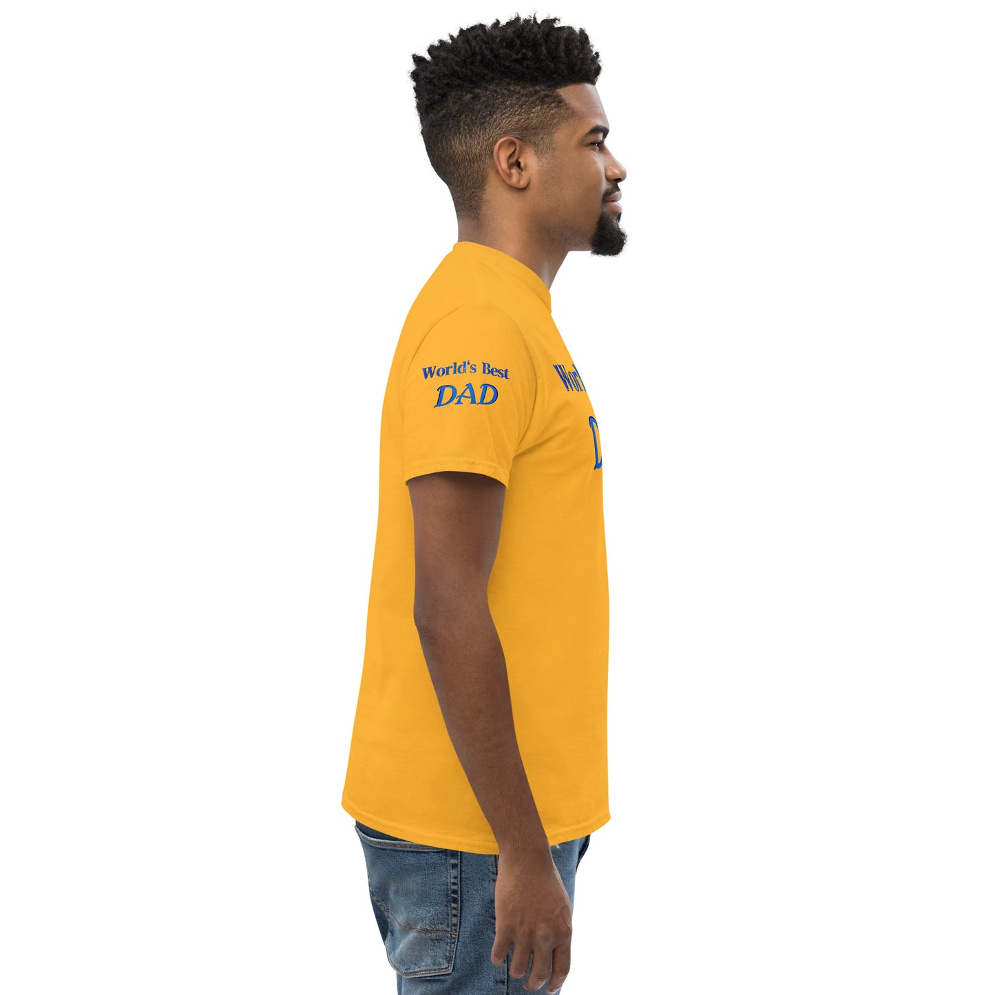 "World's Best Dad+" Men's Classic Tee (Personalized)