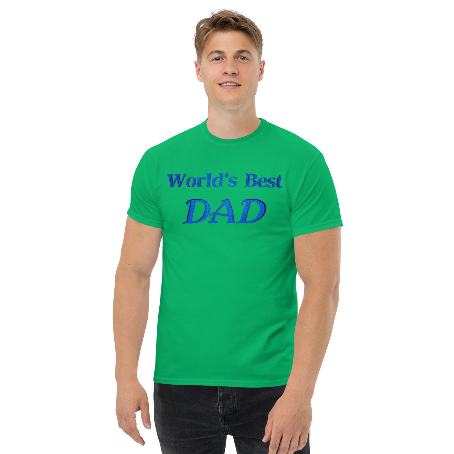 "World's Best Dad" Men's Classic Tee (Personalized)
