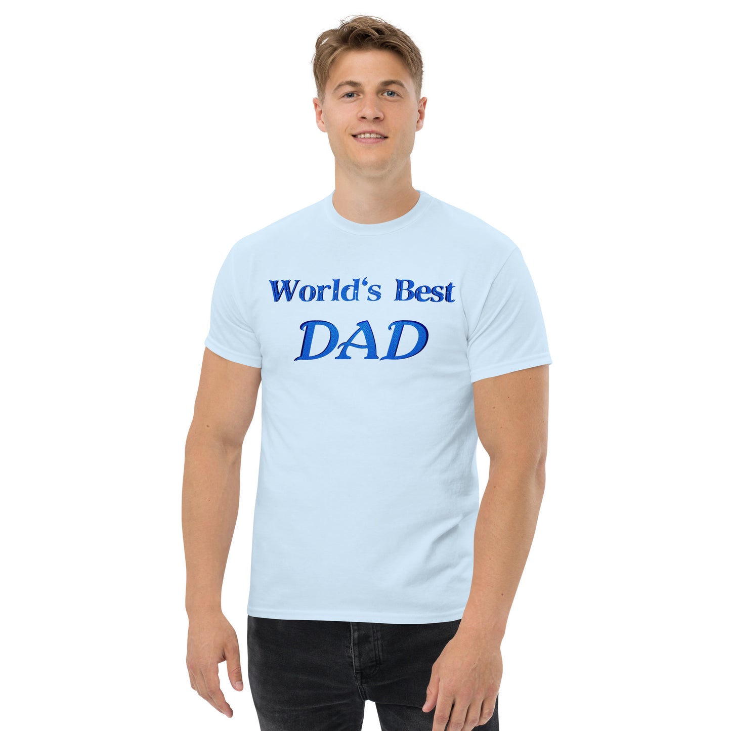 "World's Best Dad" Men's Classic Tee (Personalized)