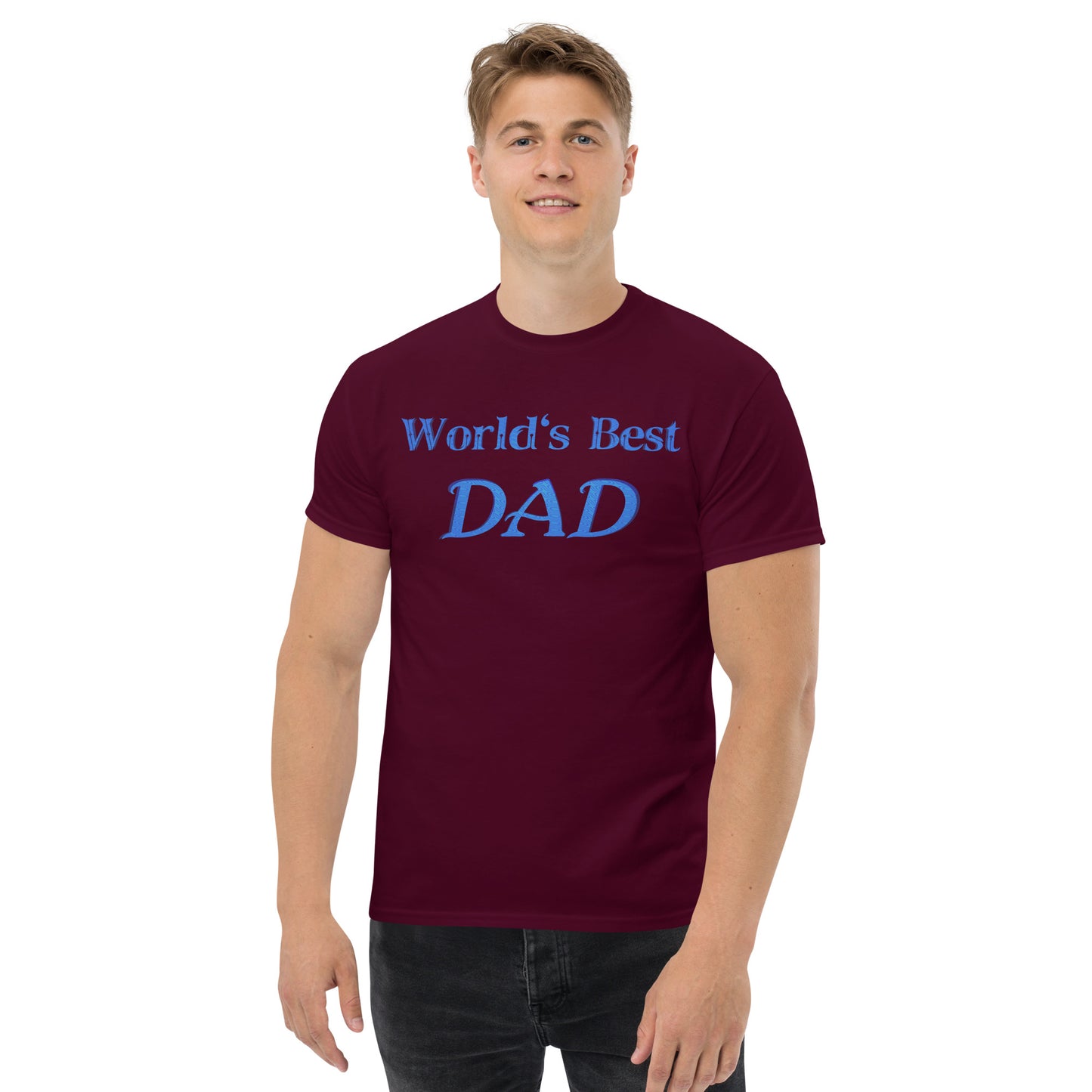 "World's Best Dad" Men's Classic Tee (Personalized)