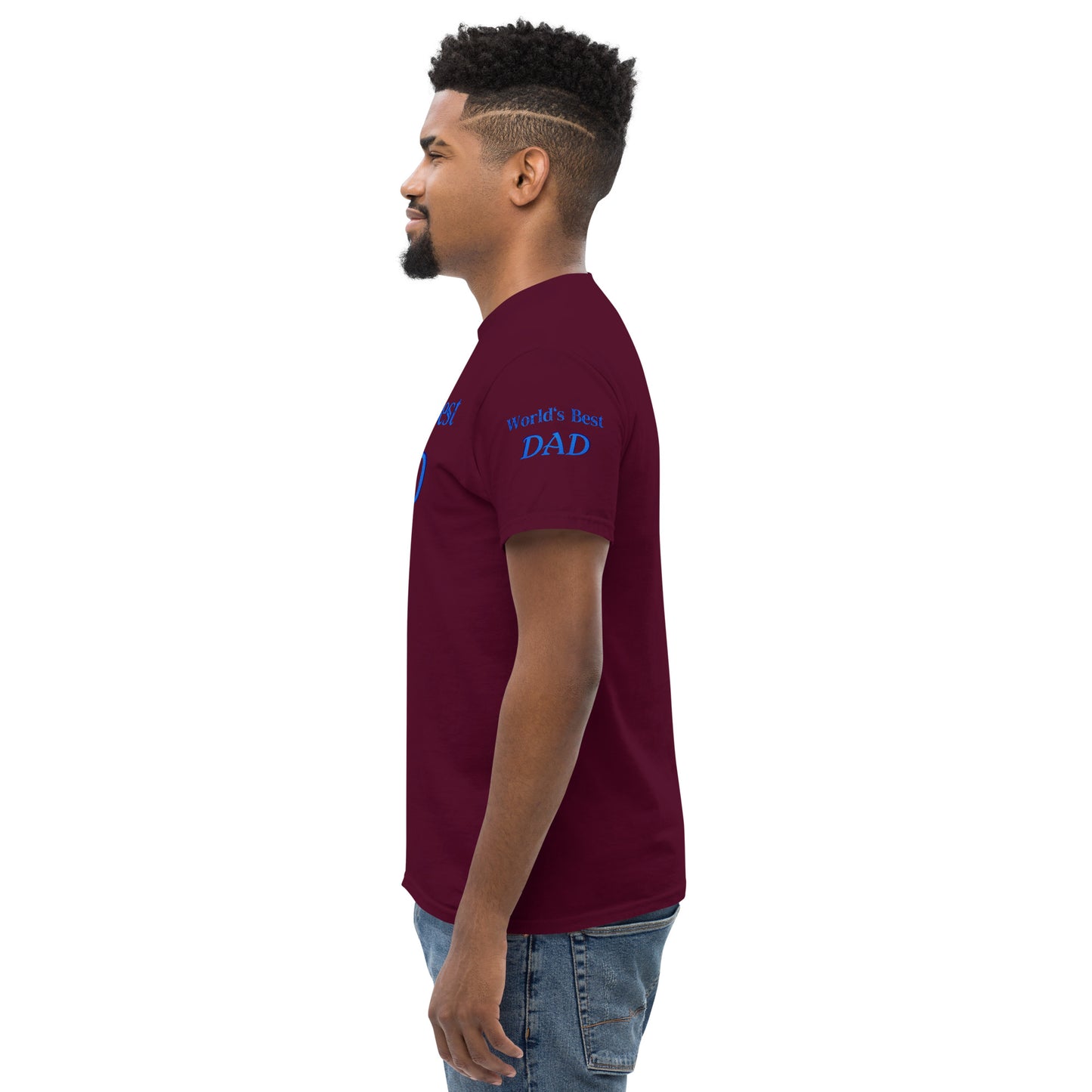 "World's Best Dad+" Men's Classic Tee (Personalized)