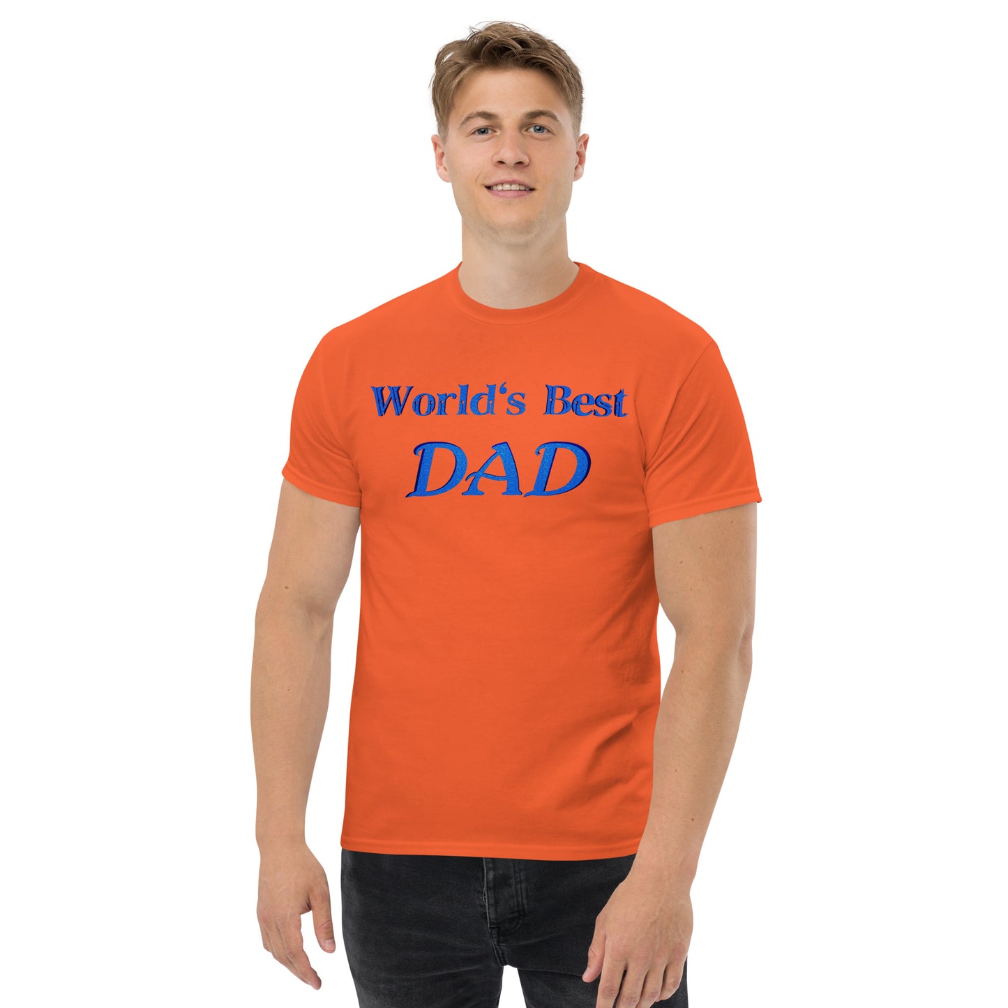 "World's Best Dad" Men's Classic Tee (Personalized)