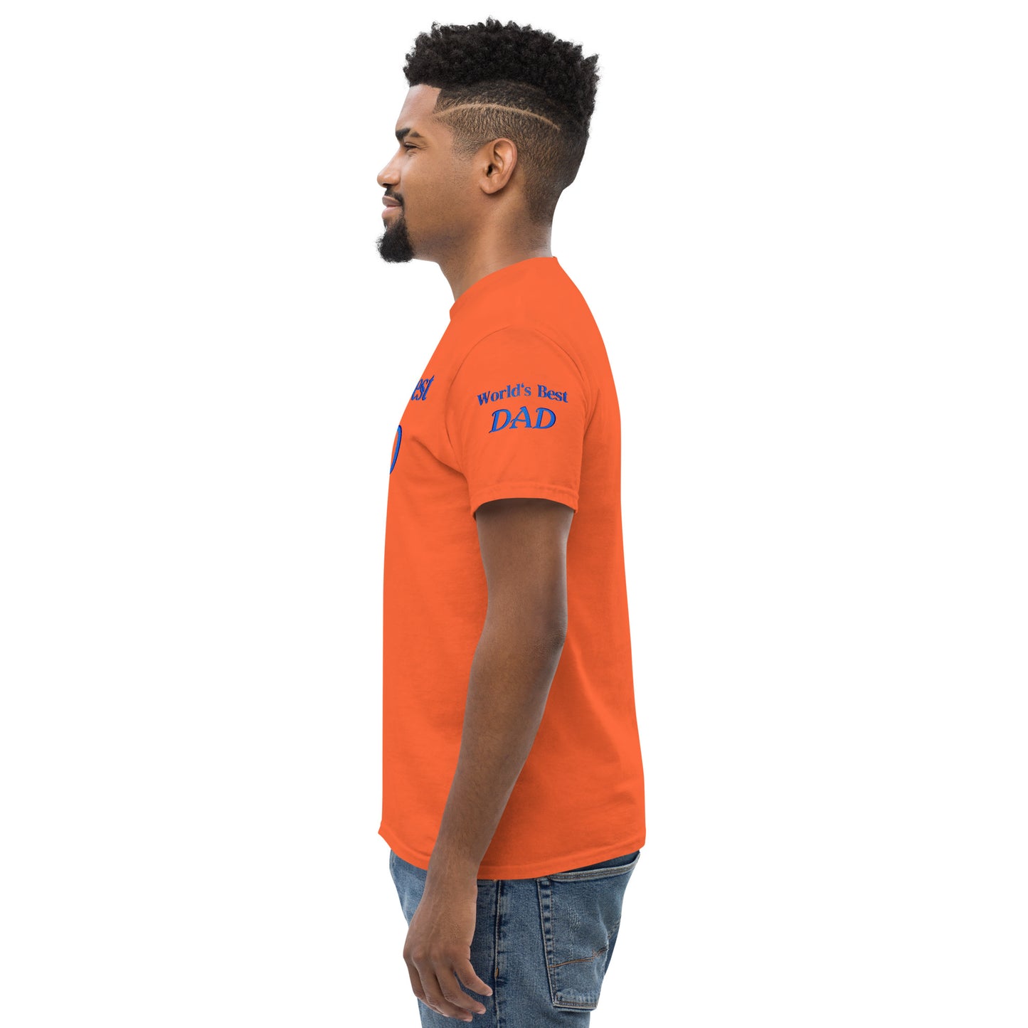 "World's Best Dad+" Men's Classic Tee (Personalized)