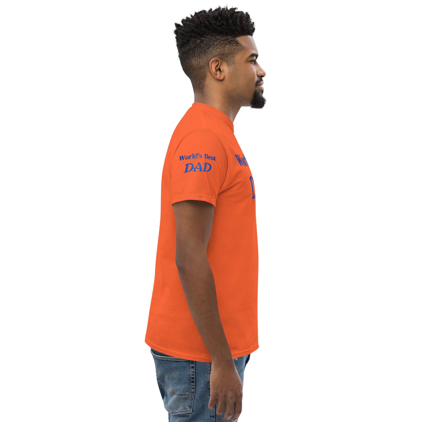 "World's Best Dad+" Men's Classic Tee (Personalized)