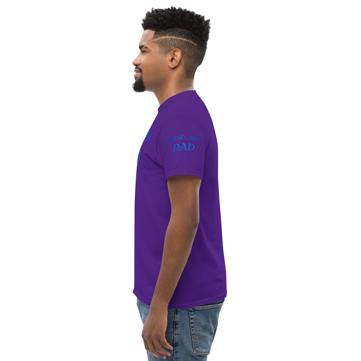 "World's Best Dad+" Men's Classic Tee (Personalized)