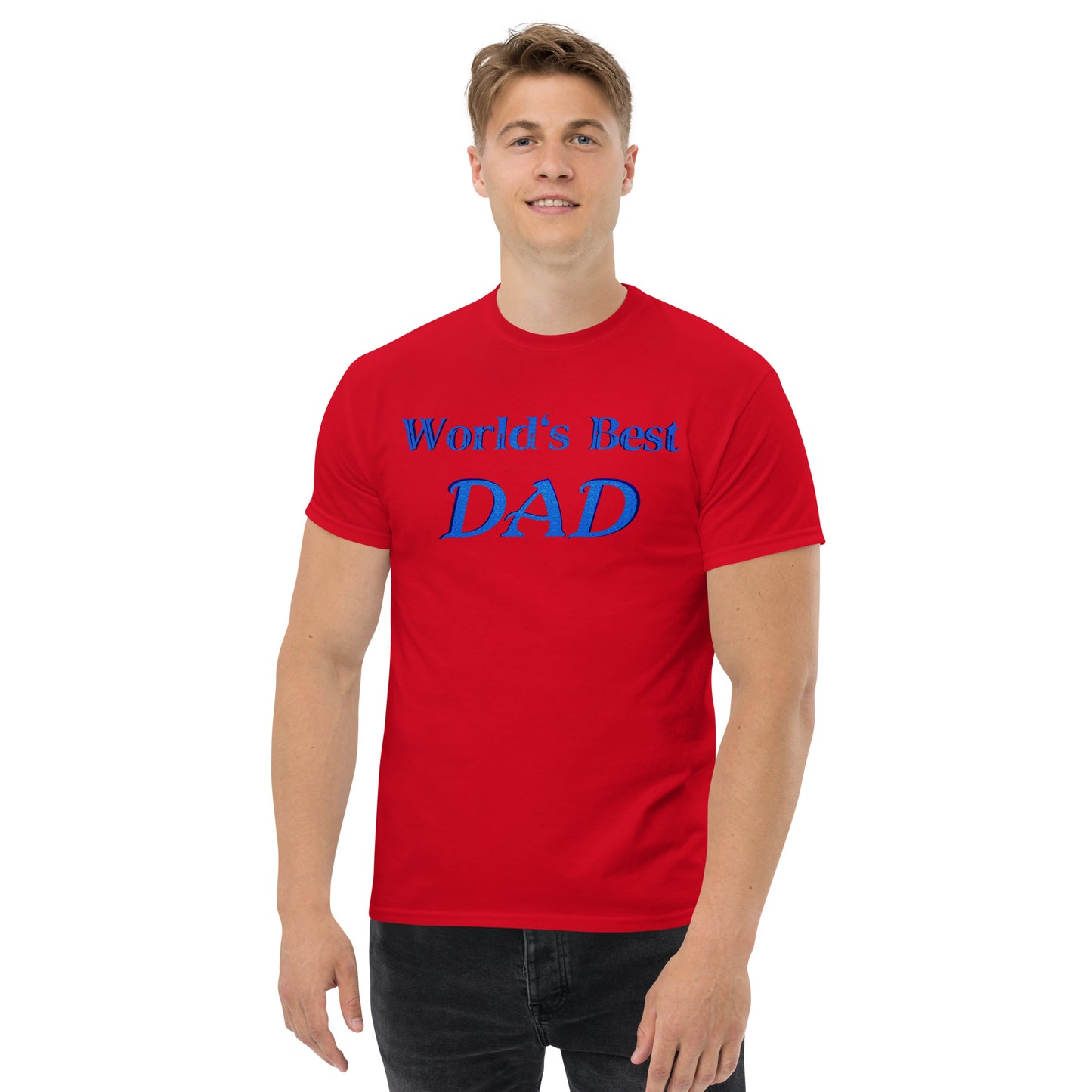 "World's Best Dad" Men's Classic Tee (Personalized)