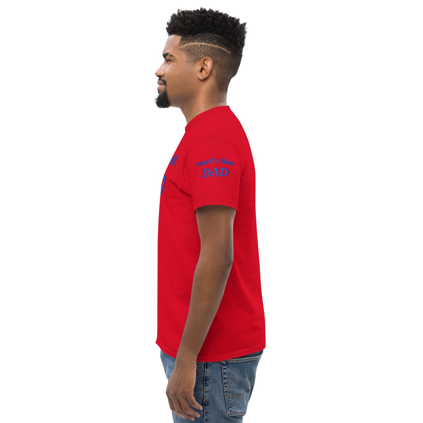"World's Best Dad+" Men's Classic Tee (Personalized)