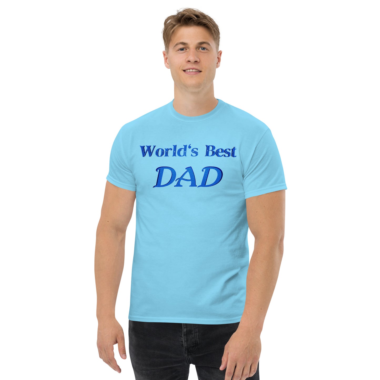 "World's Best Dad" Men's Classic Tee (Personalized)