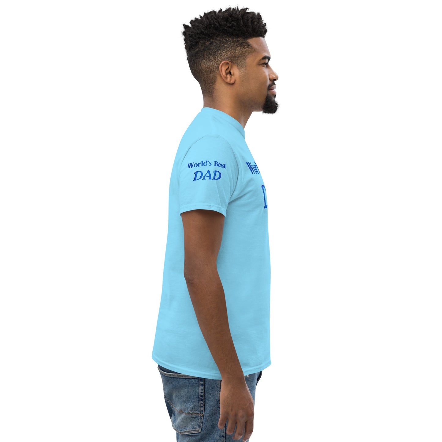 "World's Best Dad+" Men's Classic Tee (Personalized)