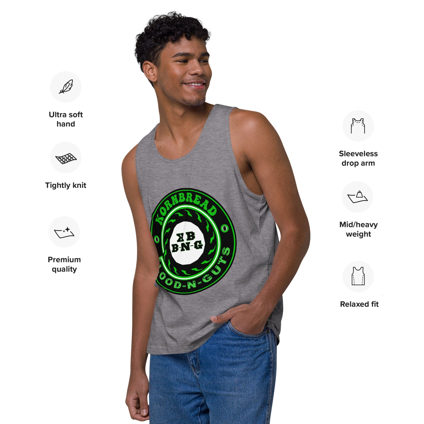 KBBNG Badge Men’s Premium Tank Top