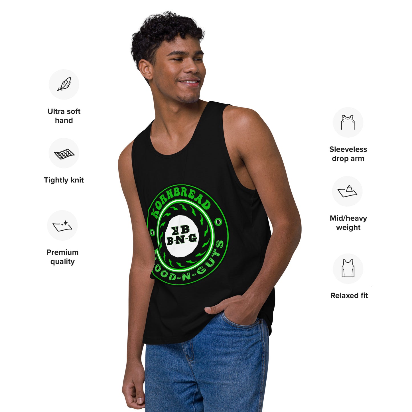KBBNG Badge Men’s Premium Tank Top