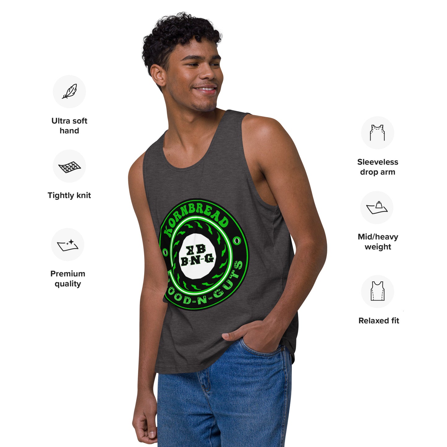 KBBNG Badge Men’s Premium Tank Top