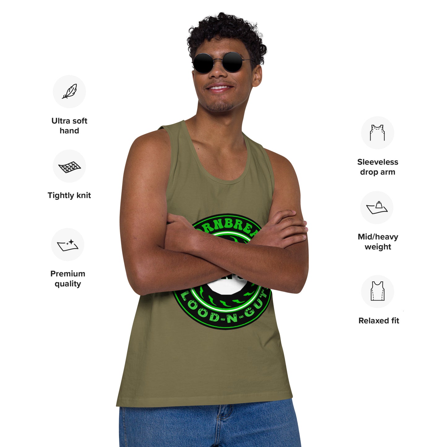 KBBNG Badge Men’s Premium Tank Top