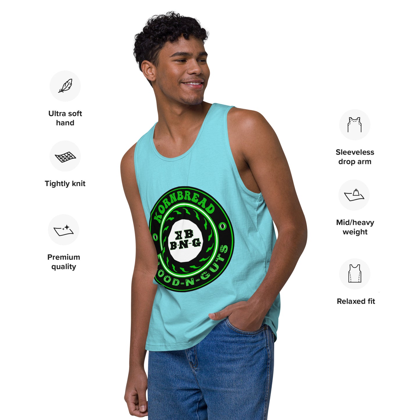 KBBNG Badge Men’s Premium Tank Top