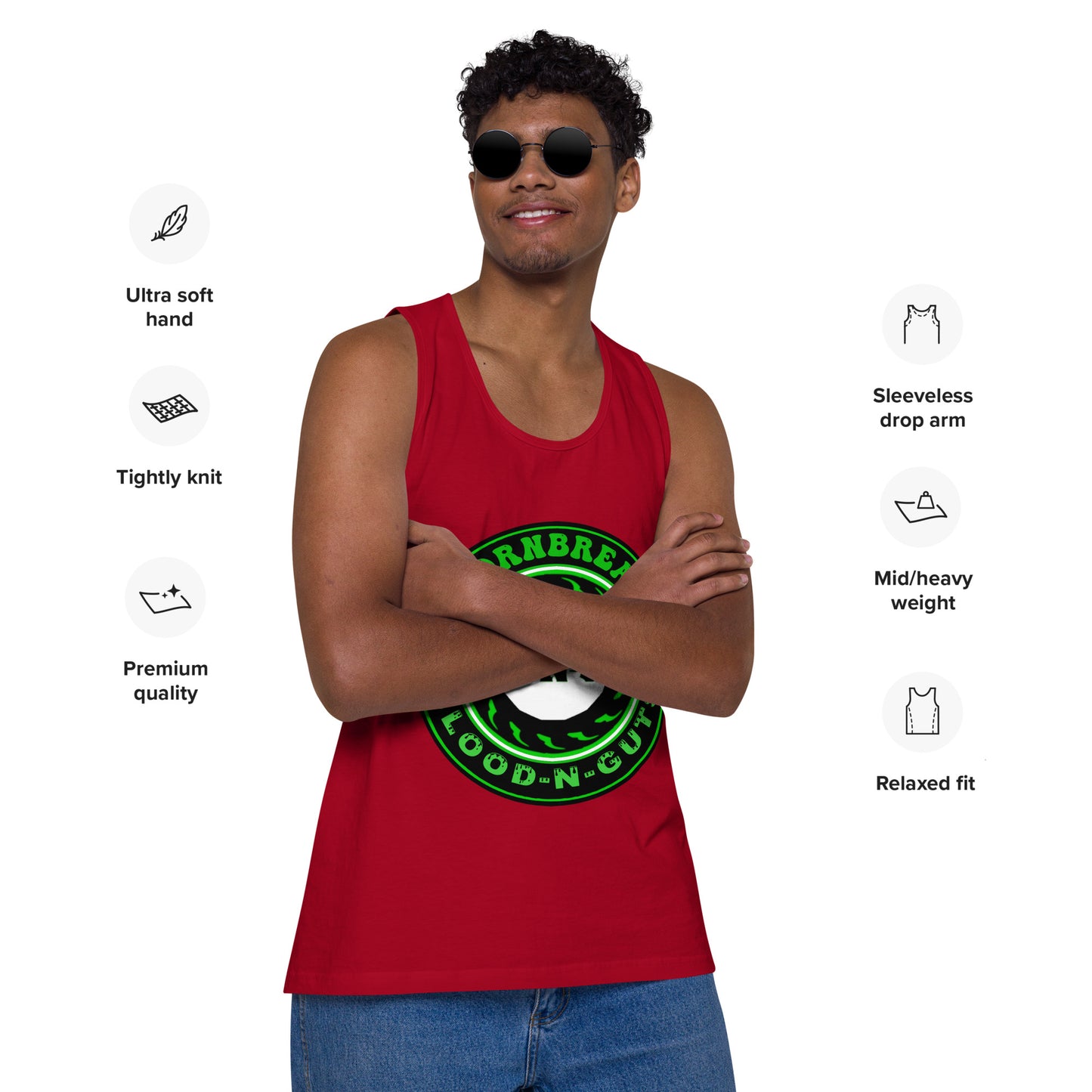 KBBNG Badge Men’s Premium Tank Top
