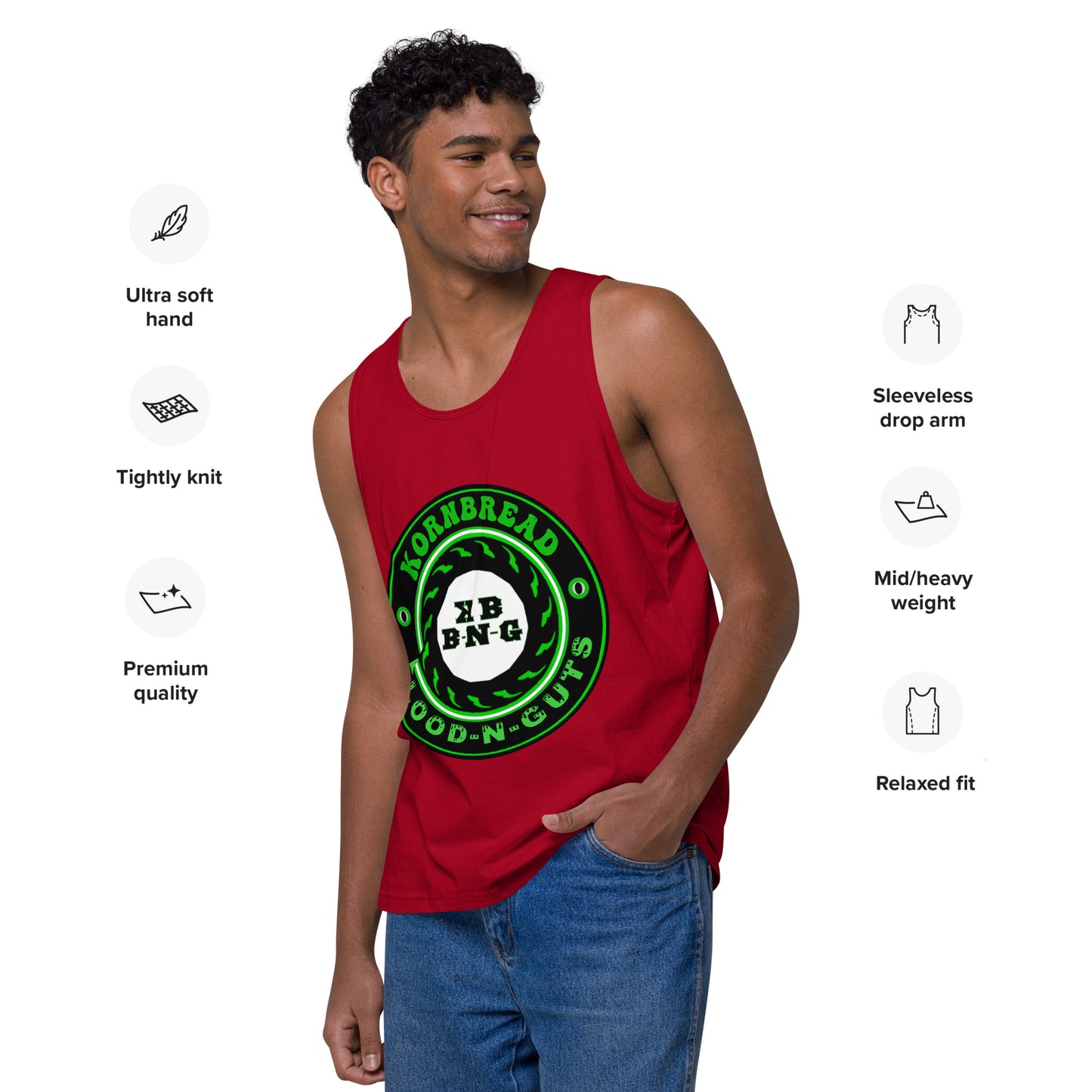 KBBNG Badge Men’s Premium Tank Top
