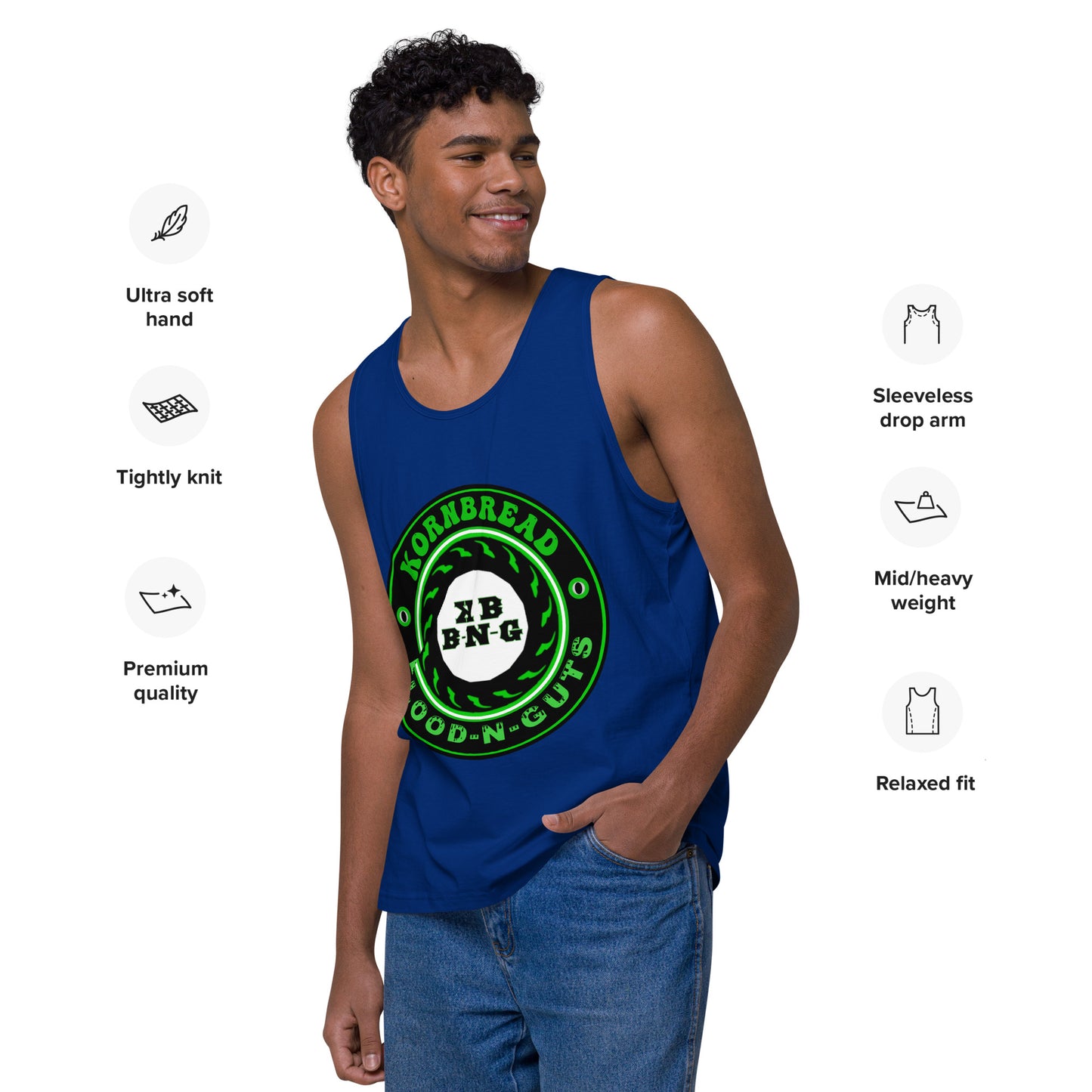 KBBNG Badge Men’s Premium Tank Top