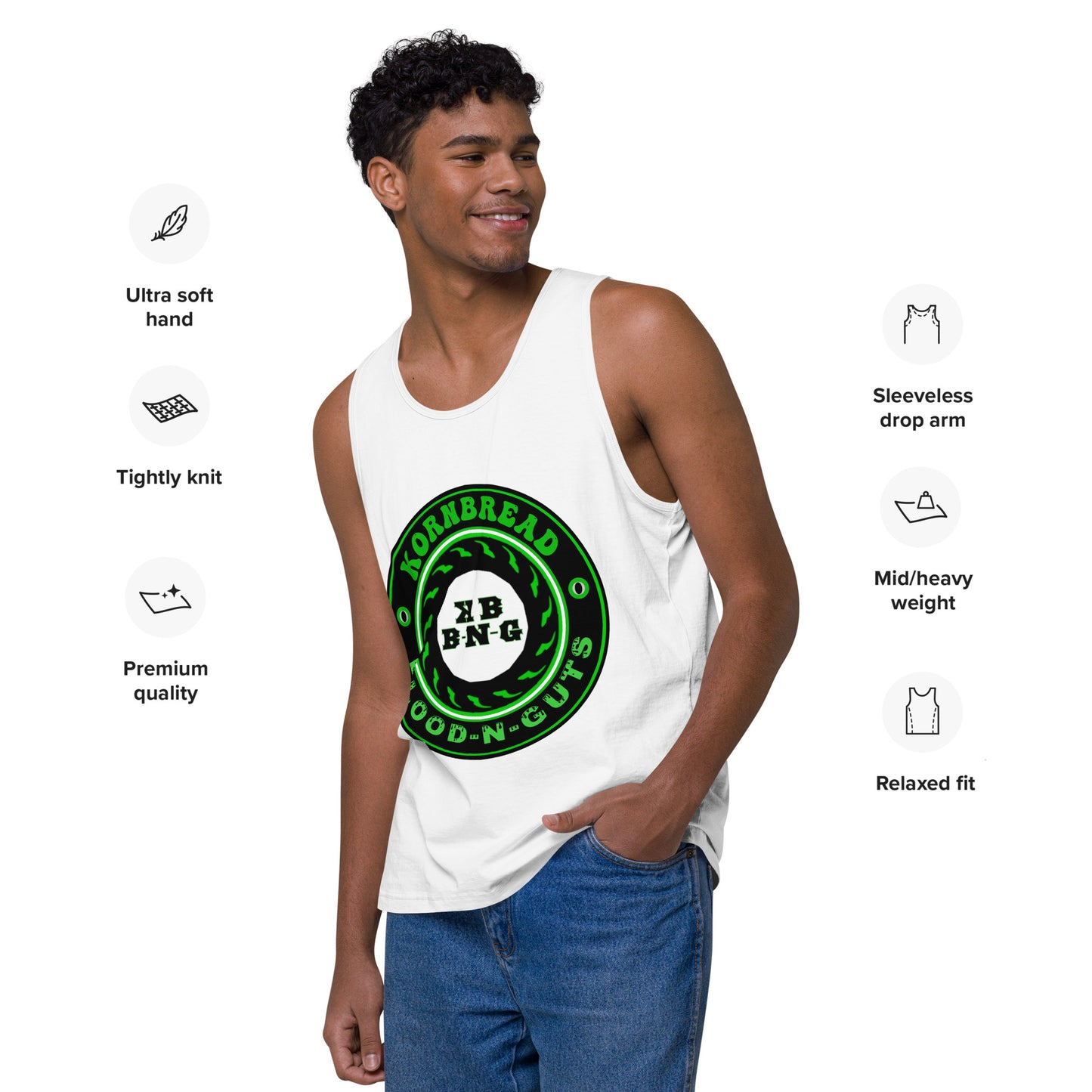 KBBNG Badge Men’s Premium Tank Top