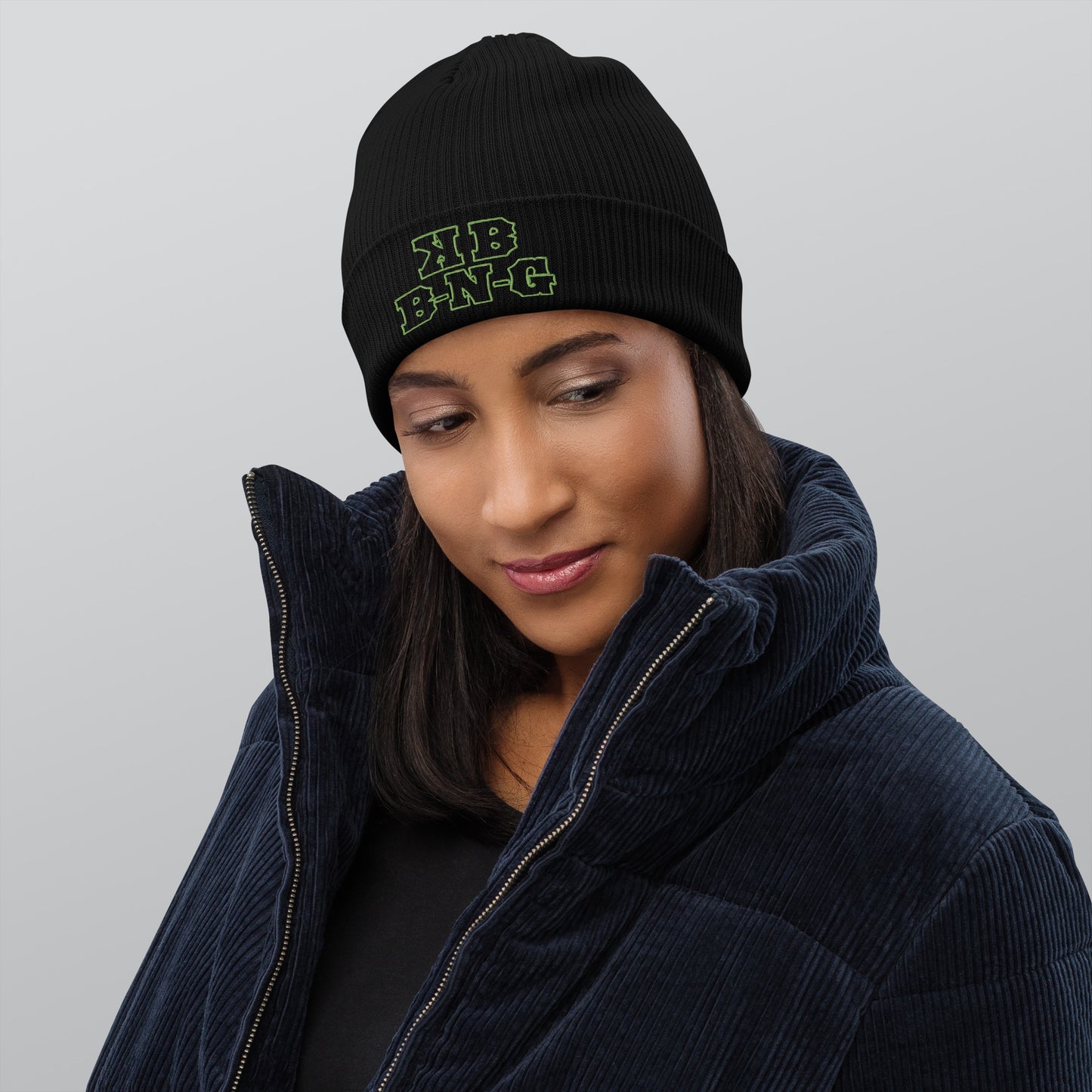 KBBNG Organic Ribbed Beanie