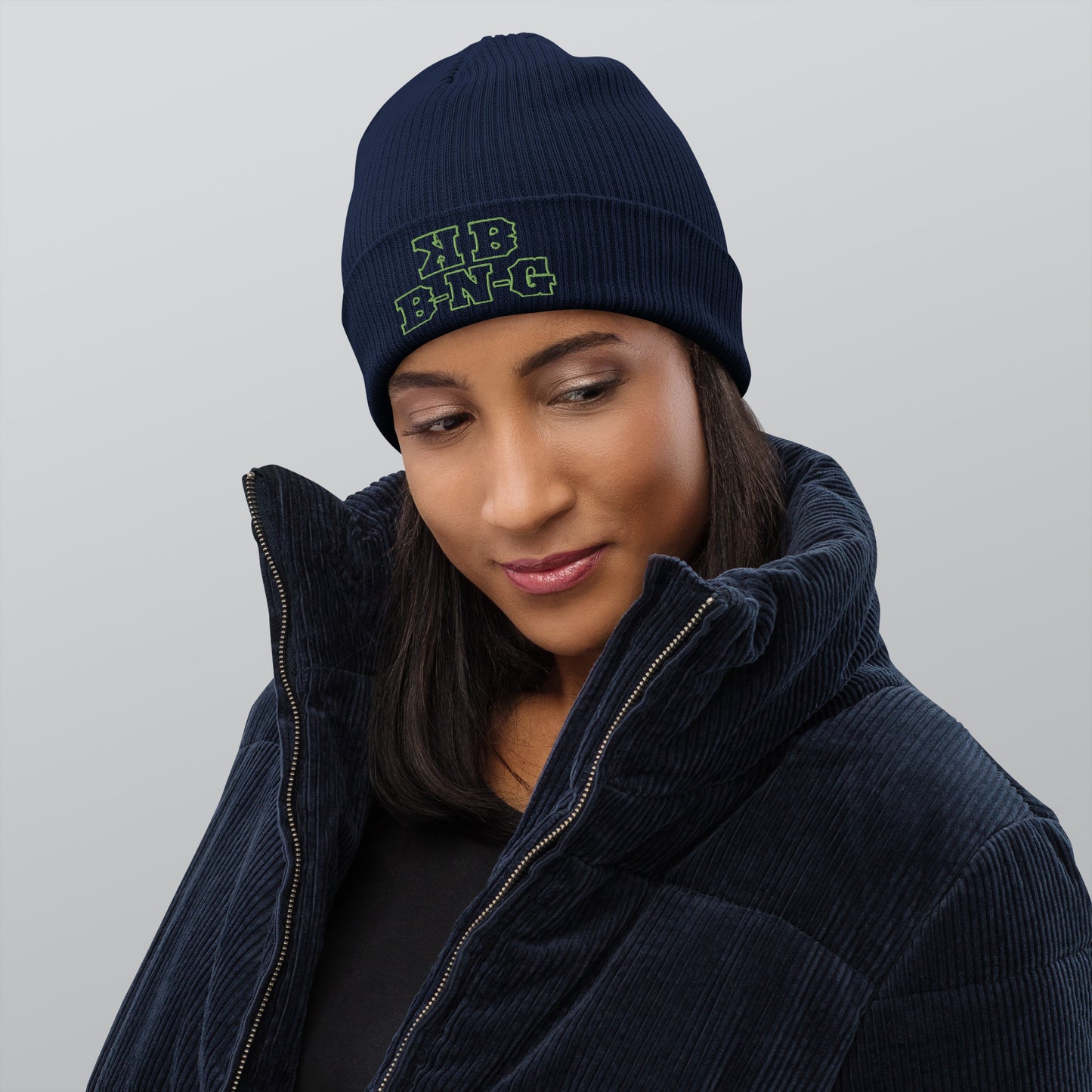 KBBNG Organic Ribbed Beanie