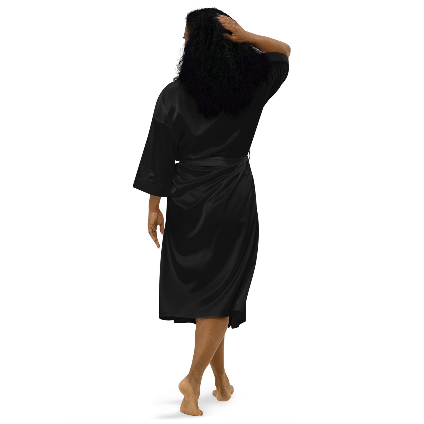 KBBNG Badge Satin Robe (Kimono)