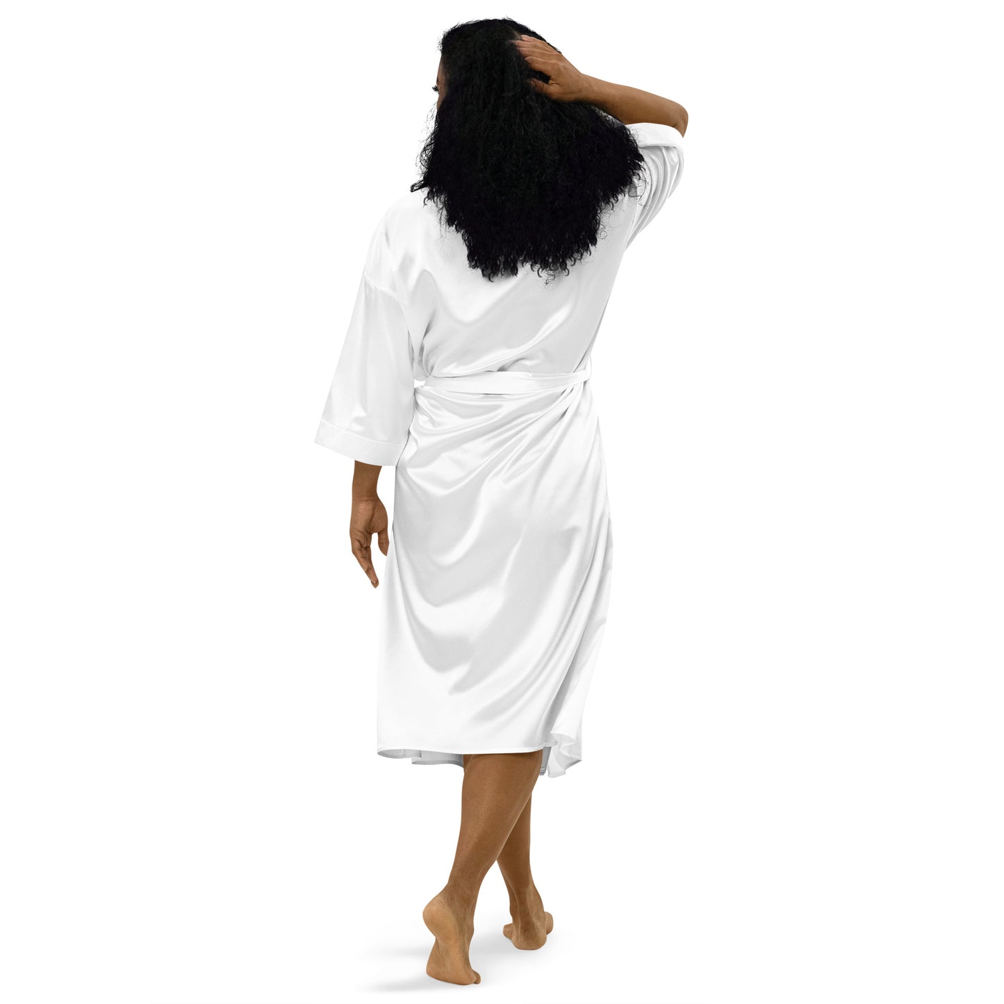 KBBNG Badge Satin Robe (Kimono)