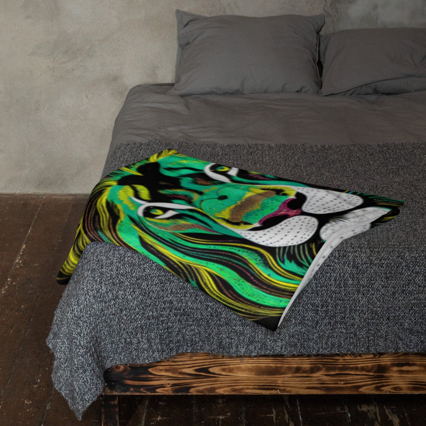 "Are You Lion?" Throw Blanket