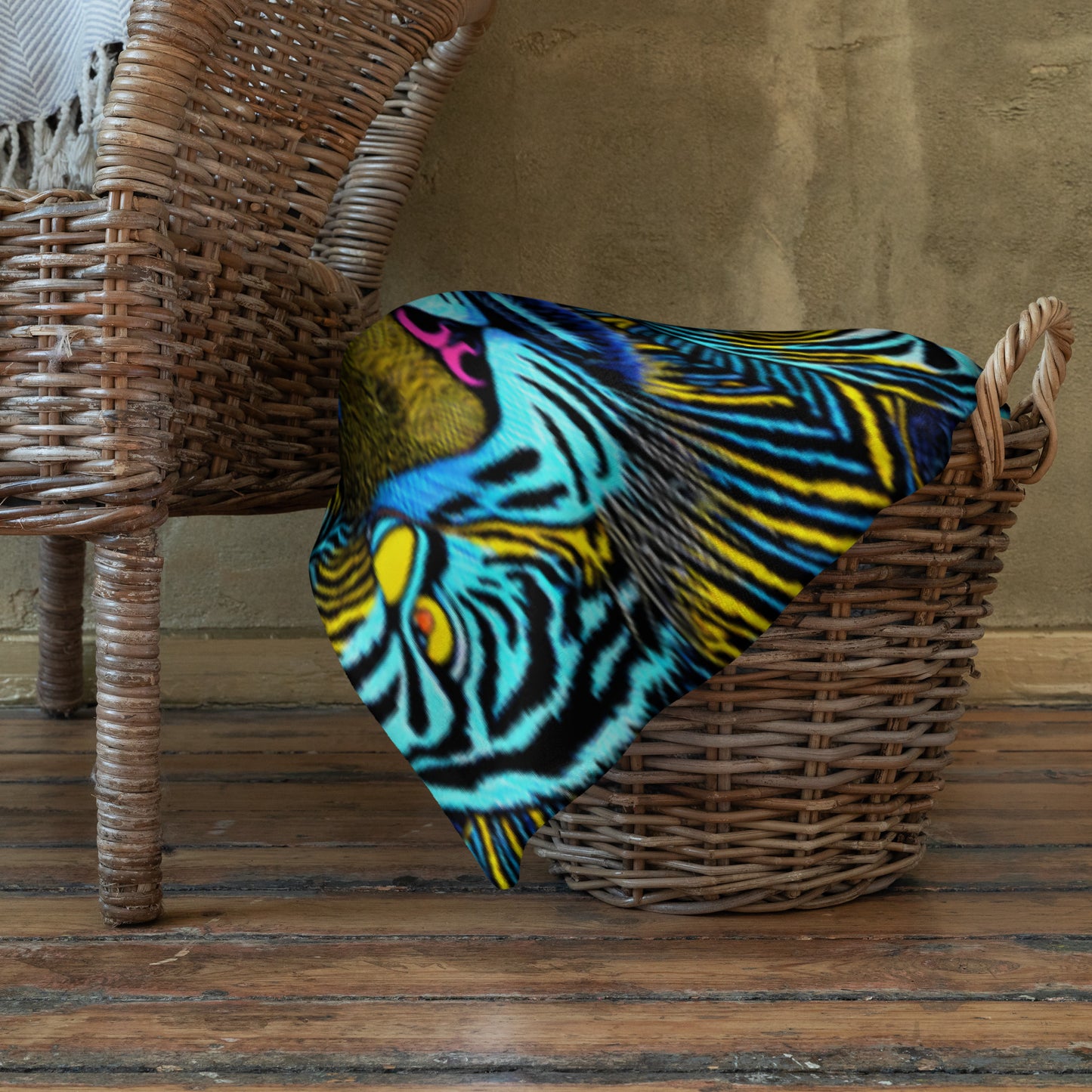 Tigress Throw Blanket