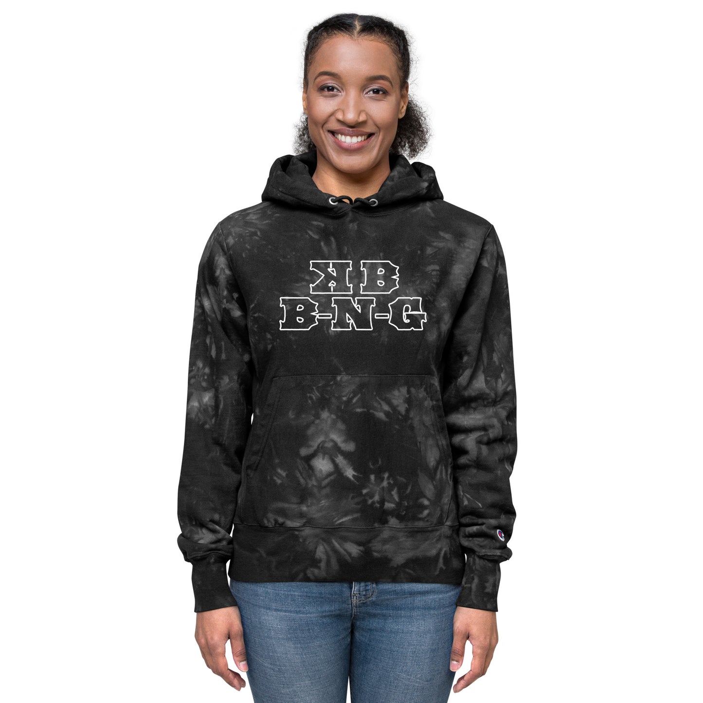 Champion KBBNG Champion Tie-Dye Hoodie