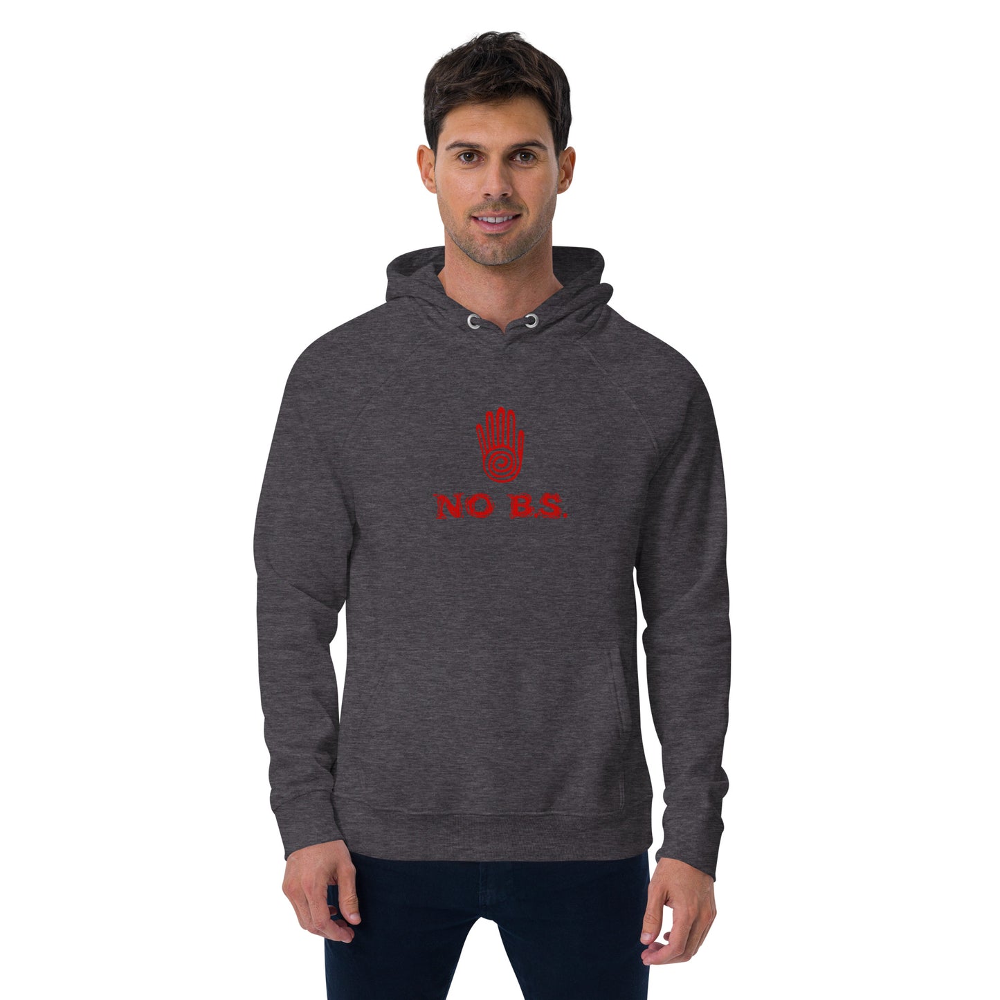 ""No B.S." Eco Raglan Hoodie