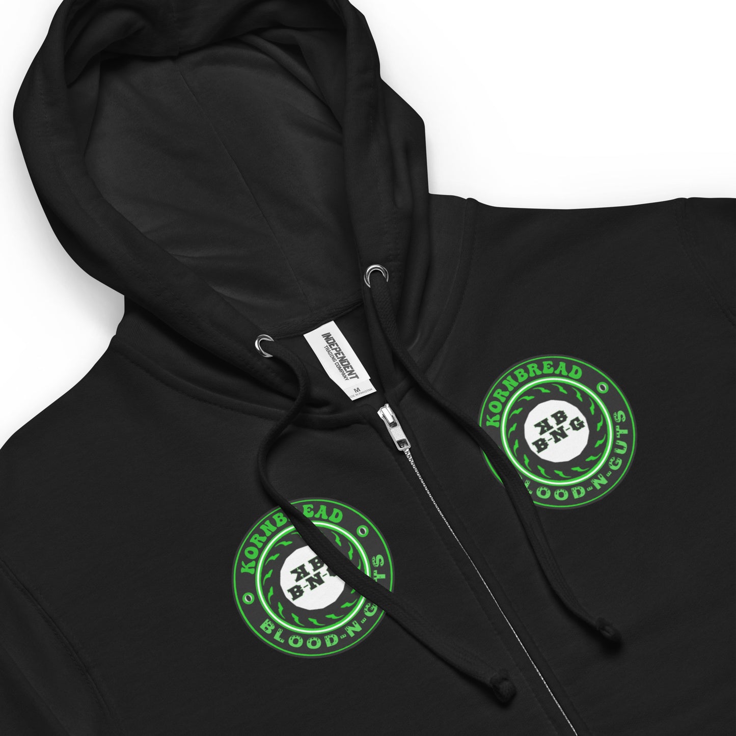 KBBNG Badge+ Fleece Zip Up Hoodie