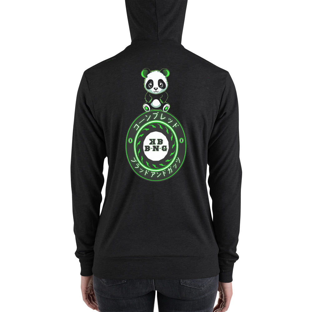 KBBNG Panda Badge Zip Hoodie (Japanese)