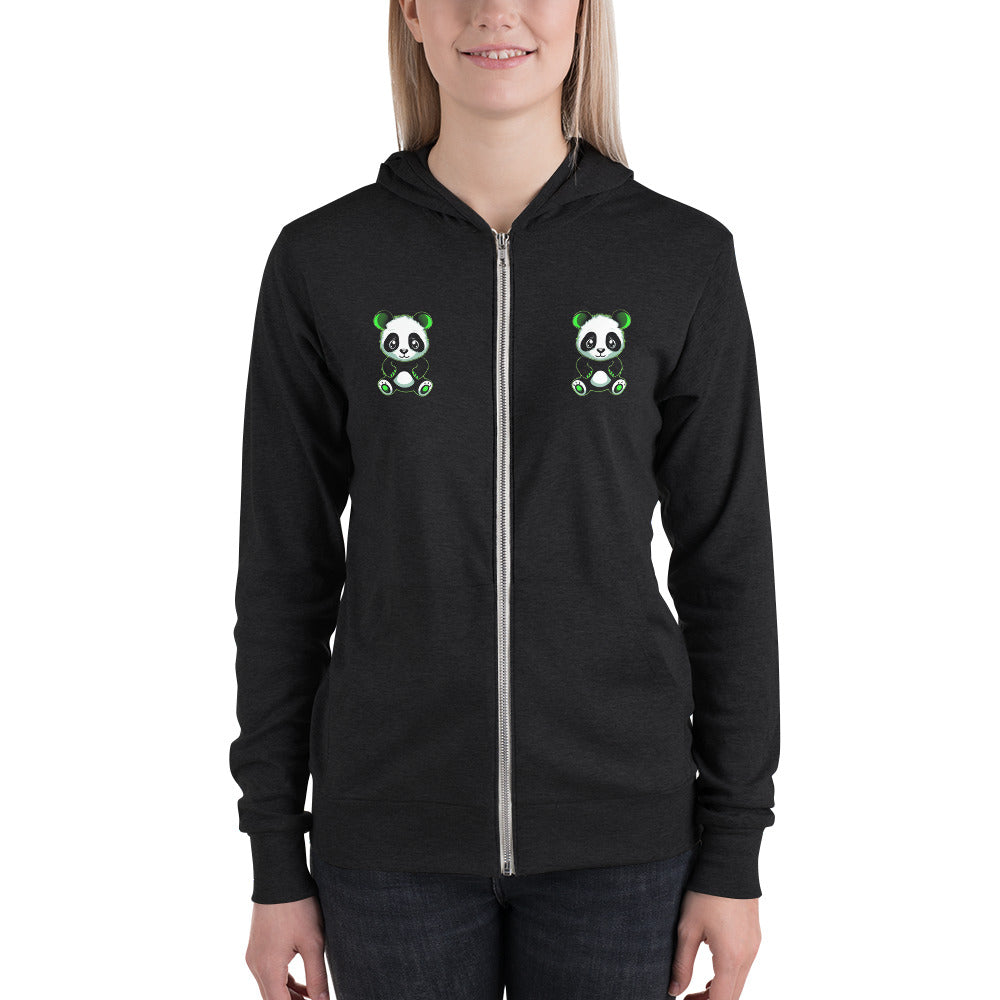 KBBNG Panda Badge Zip Hoodie (Japanese)
