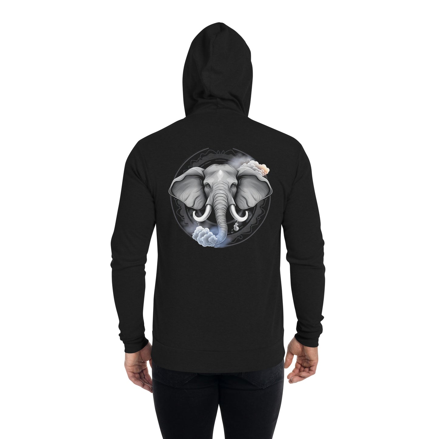 Storm Elephant Zip Hoodie
