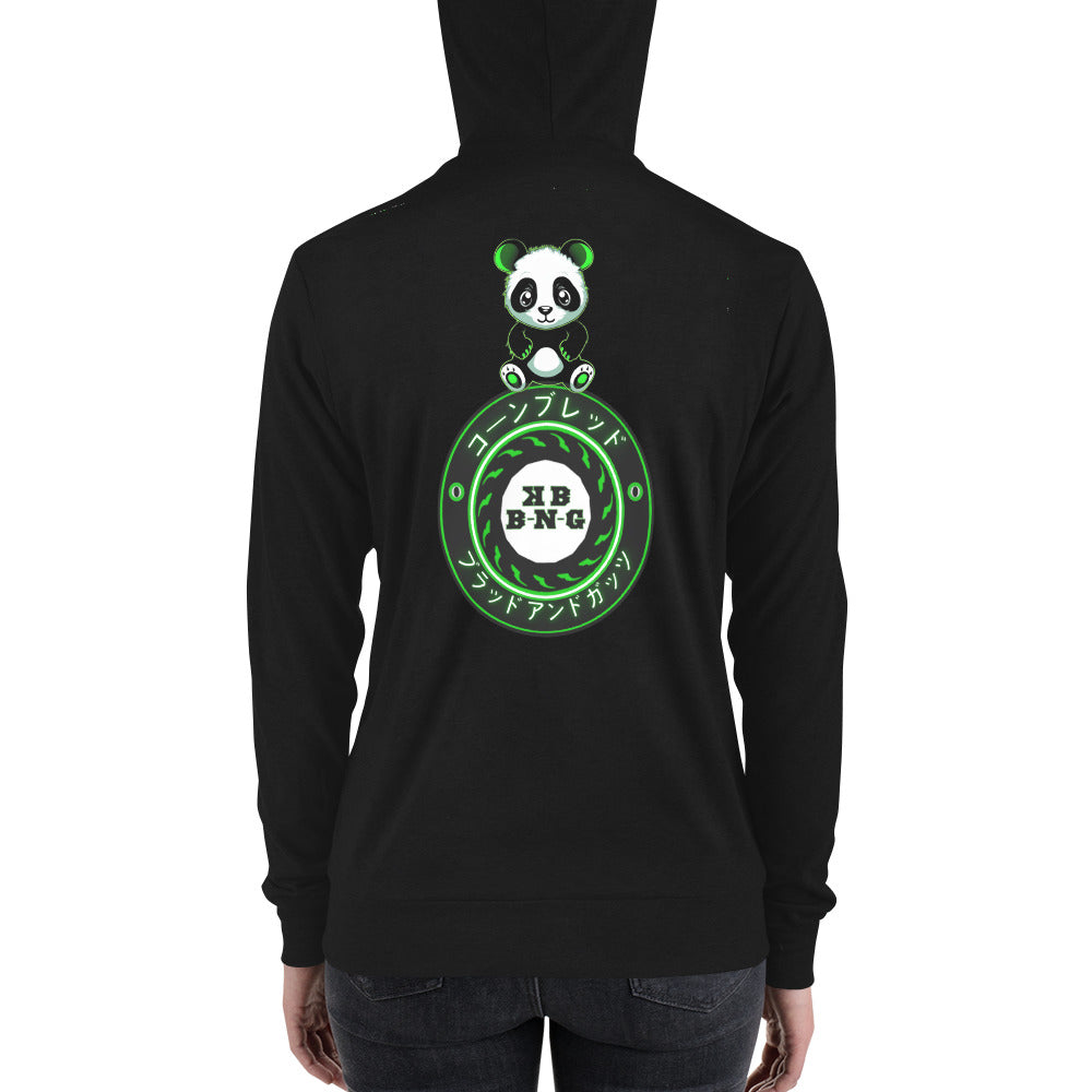 KBBNG Panda Badge Zip Hoodie (Japanese)