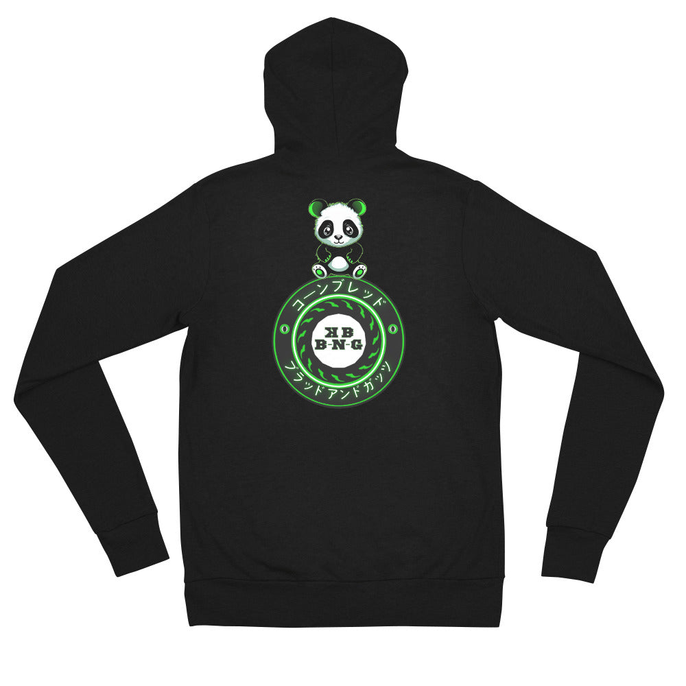 KBBNG Panda Badge Zip Hoodie (Japanese)