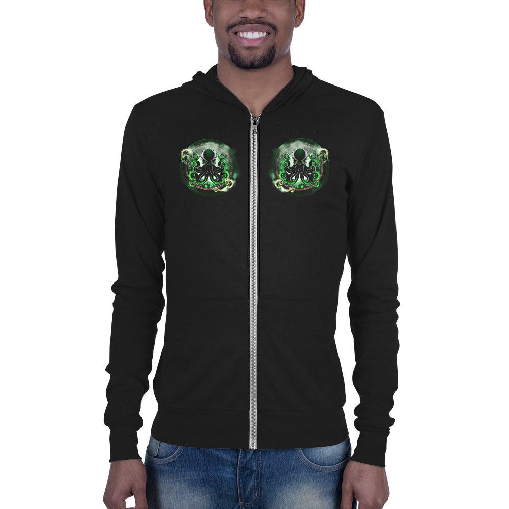 Shadow Squid Zip Hoodie