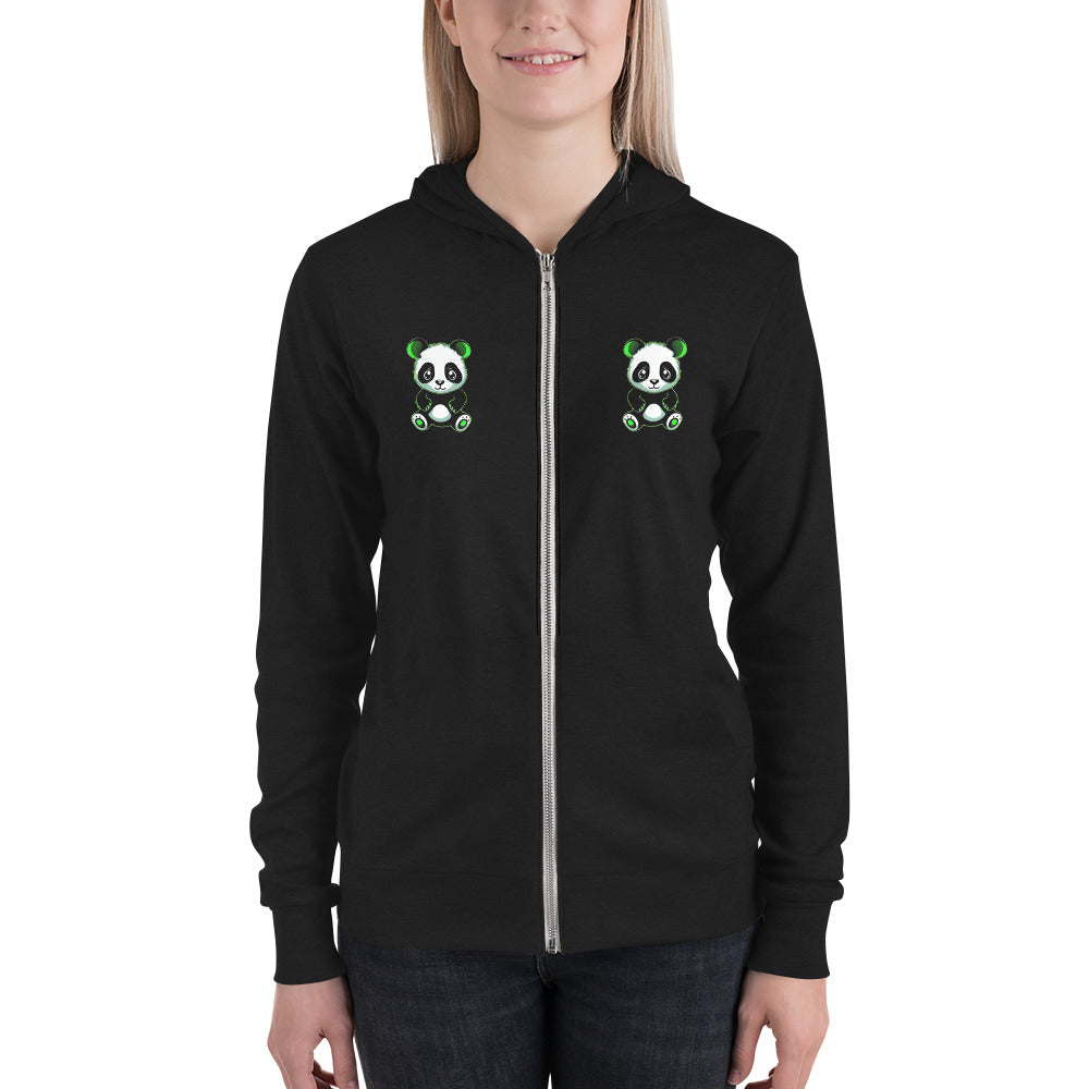 KBBNG Panda Badge Zip Hoodie (Japanese)