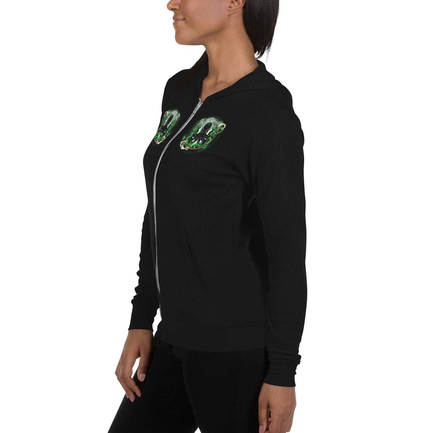 Shadow Squid Zip Hoodie