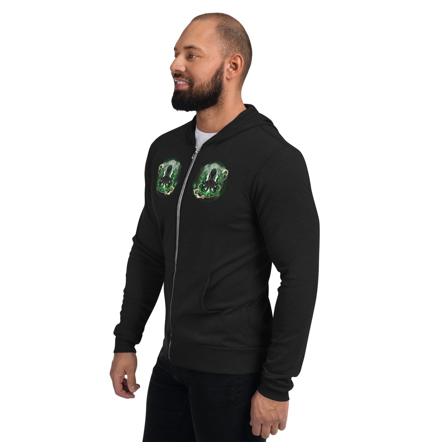 Shadow Squid Zip Hoodie