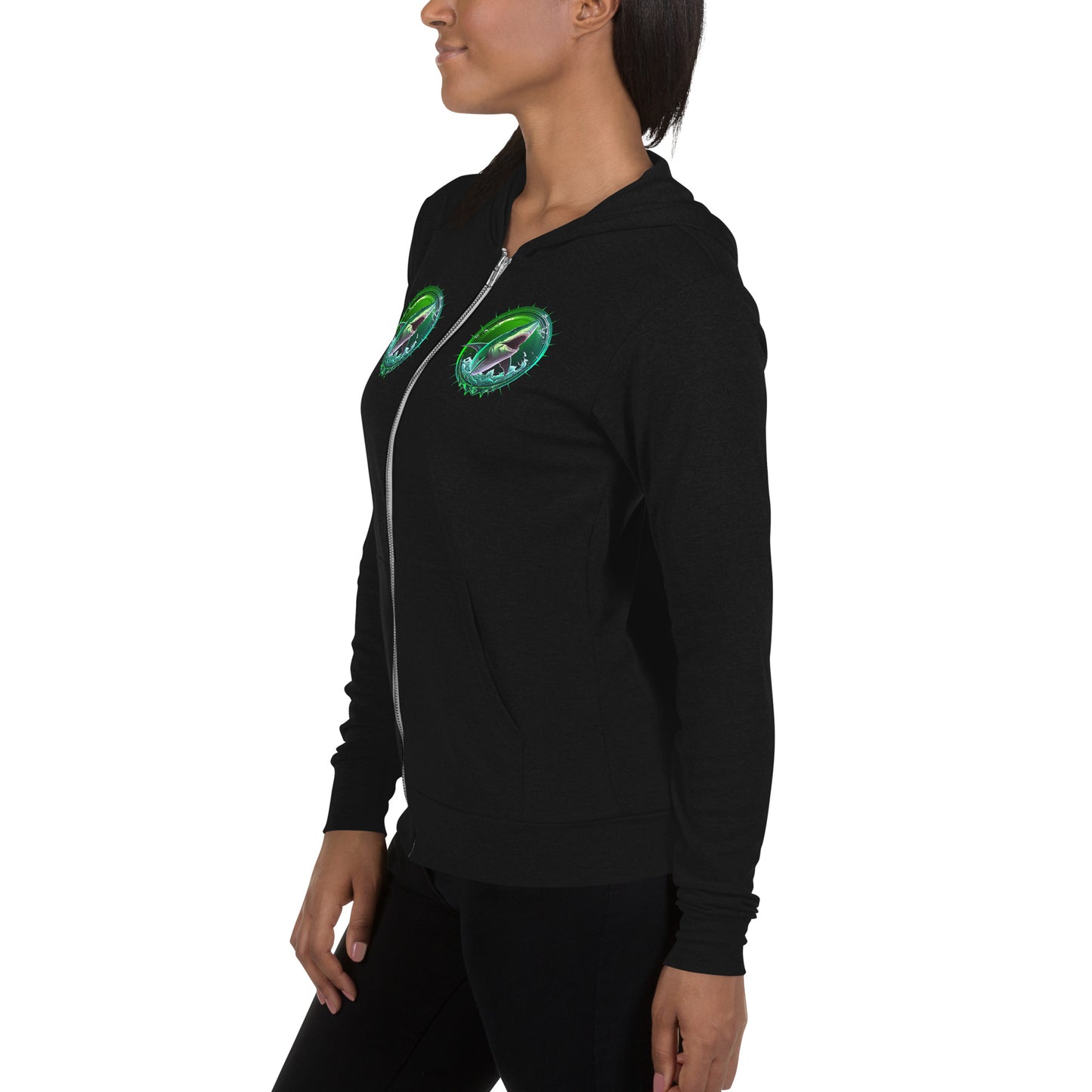 Seditious Shark Zip Hoodie