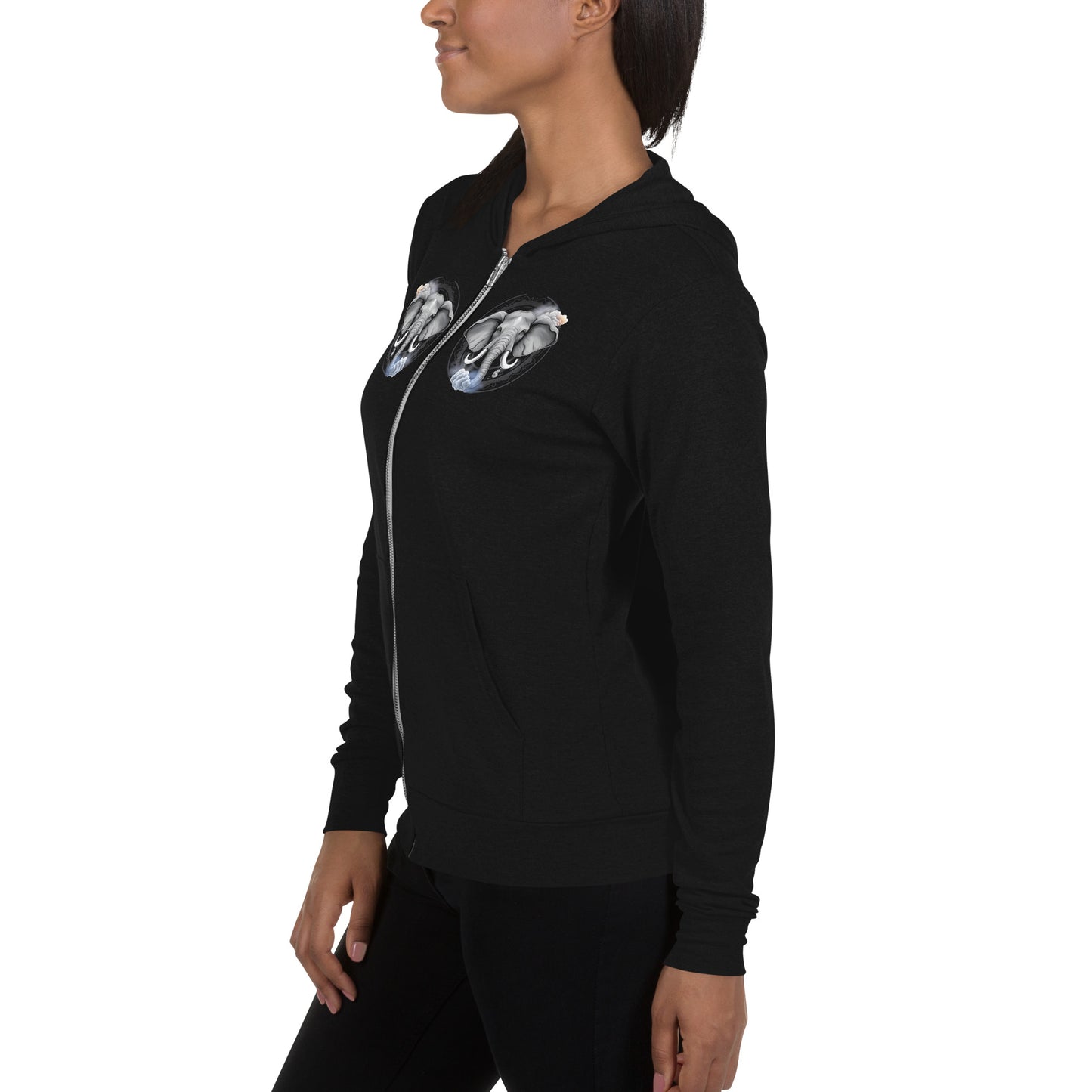Storm Elephant Zip Hoodie