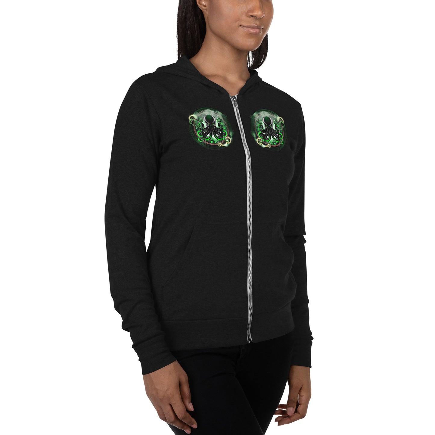 Shadow Squid Zip Hoodie