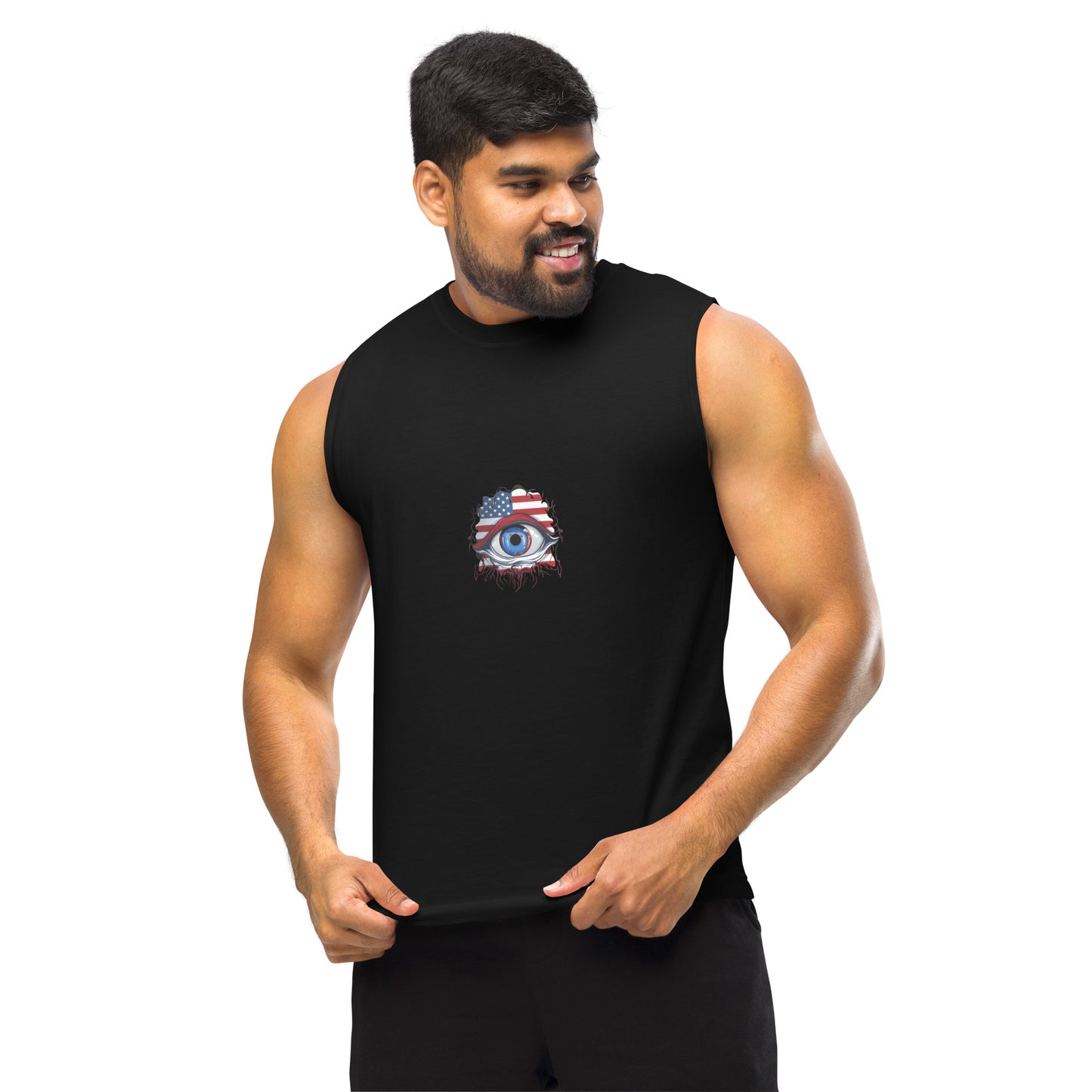 "Who's Watching You?" Muscle Shirt