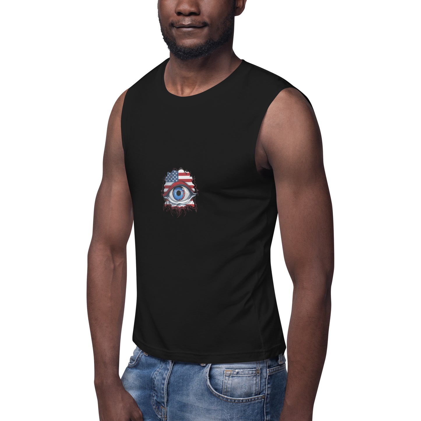 "Who's Watching You?" Muscle Shirt