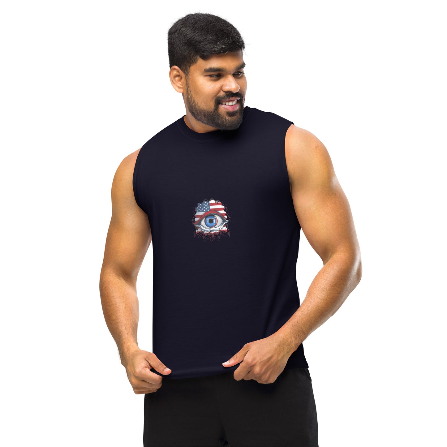 "Who's Watching You?" Muscle Shirt