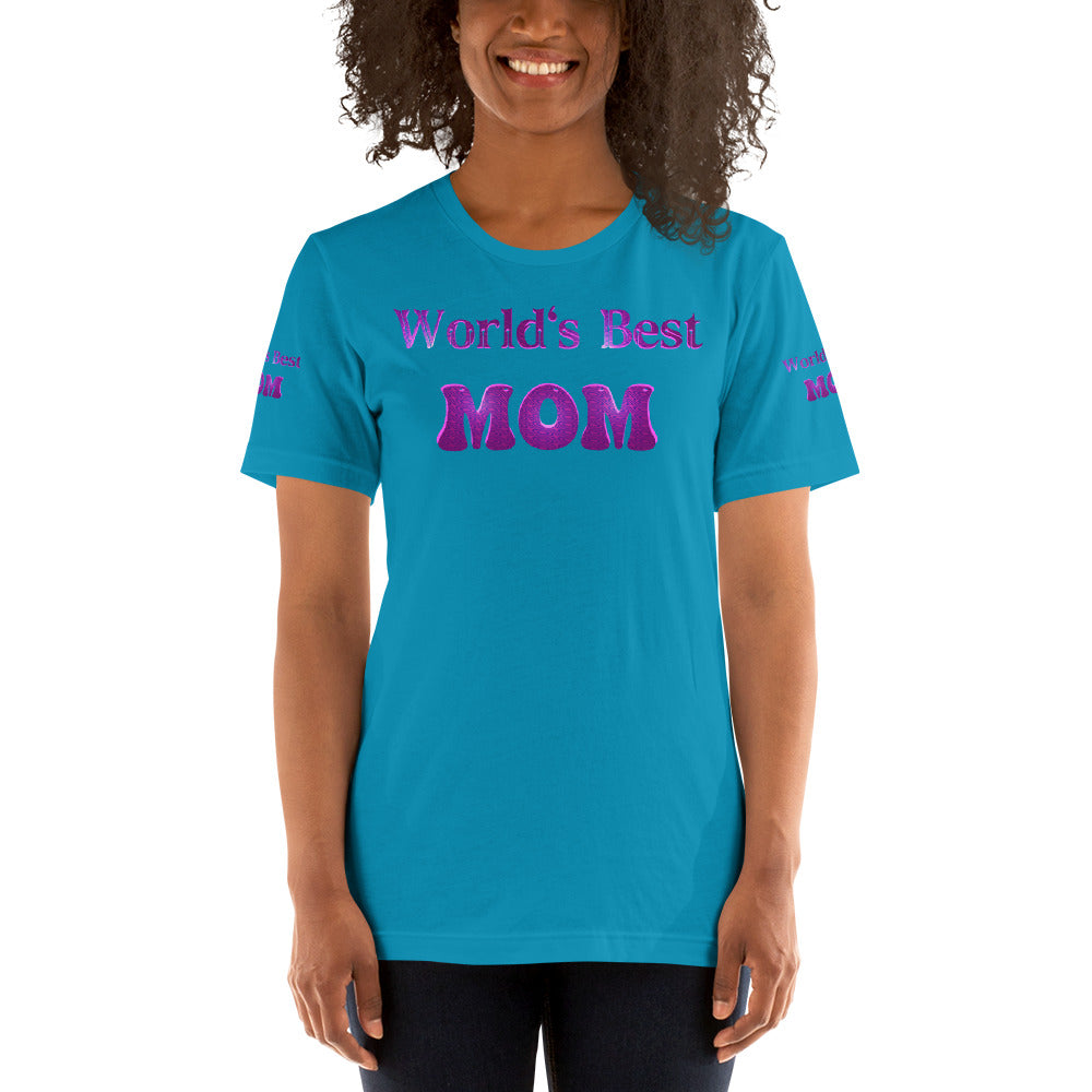"World's Best Mom+" T-Shirt (Personalized)